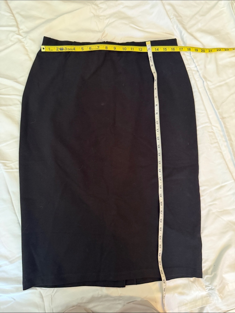 Classic Black Pencil Skirt - Elegant Office Staple